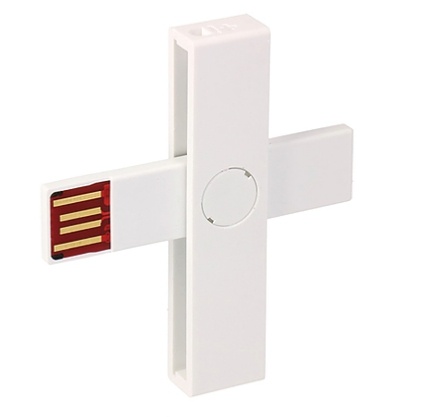 Pluss ID-kaardi lugeja +ID valge