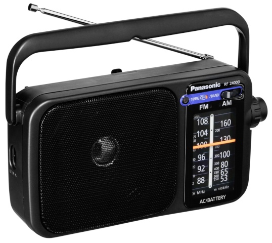 Panasonic digituuneriga raadio RF-2400DEG-K must