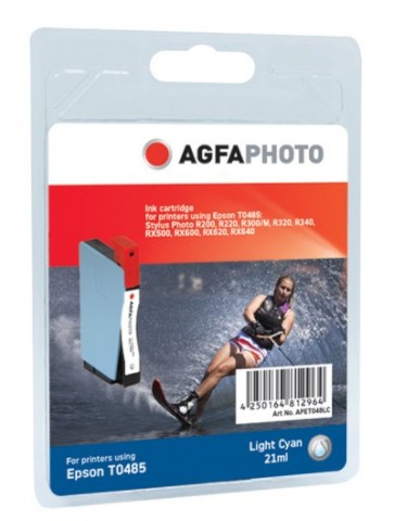 AgfaPhoto tindikassett APET048LC (Epson T0485) hele tsüaan