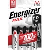 Energizer patarei BATTERIES ALKALINE MAX AA LR6, 4tk, ECO PACKAGING