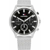 Tommy Hilfiger meeste kell 1683473 must Hõbedane