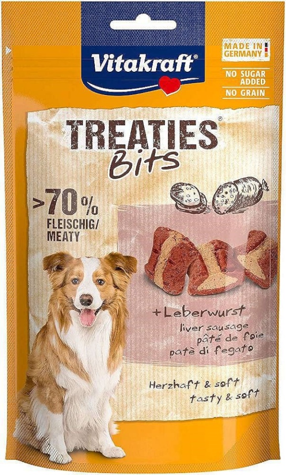 Vitakraft maius koerale Treaties Bits with Liver, 120g