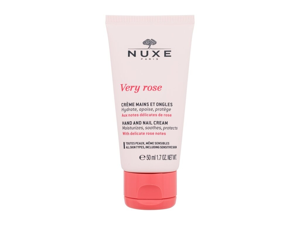 Nuxe kätekreem Very Rose Hand And Nail Cream 50ml, naistele