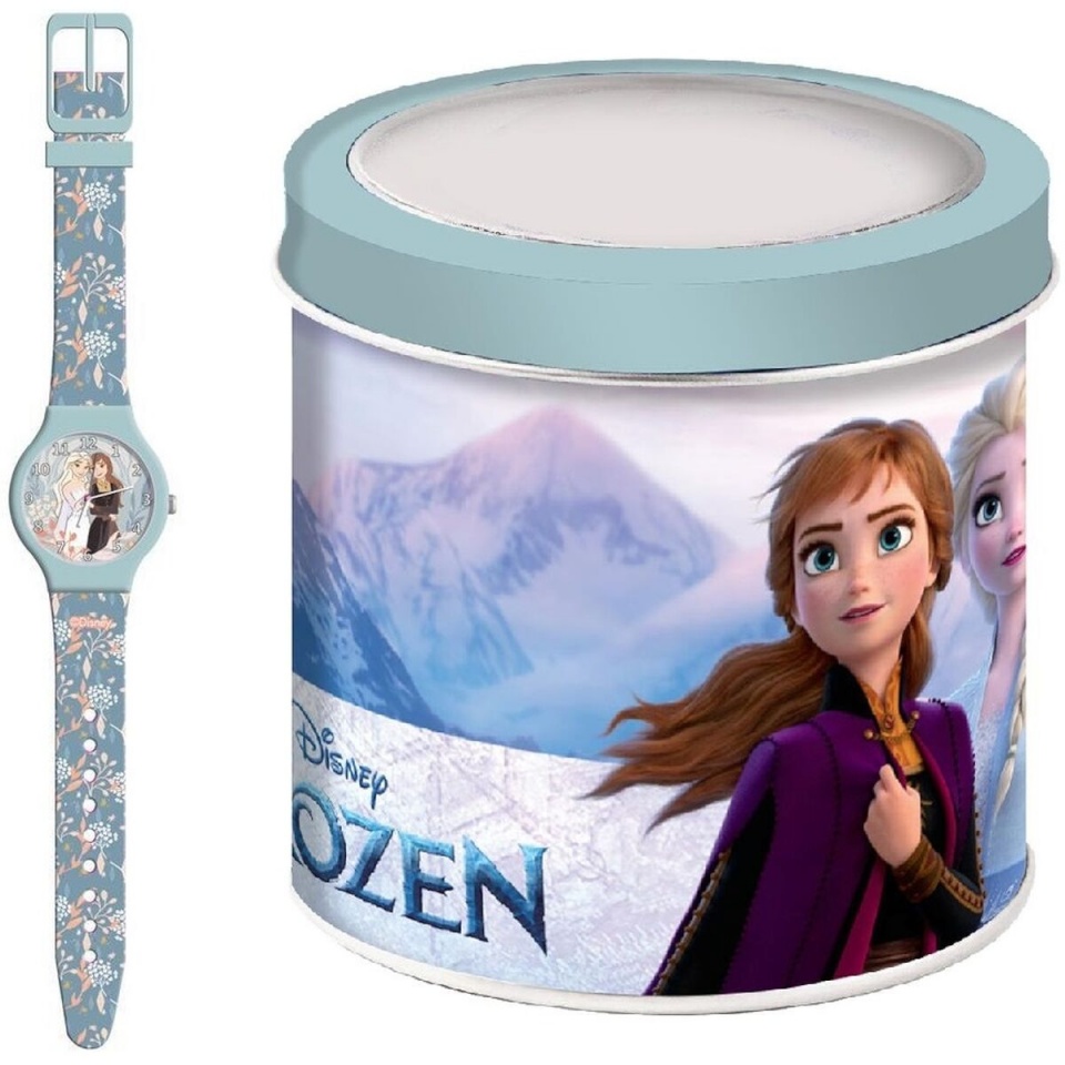 Frozen laste kell FROZEN 2 - TIN BOX Ø 33mm