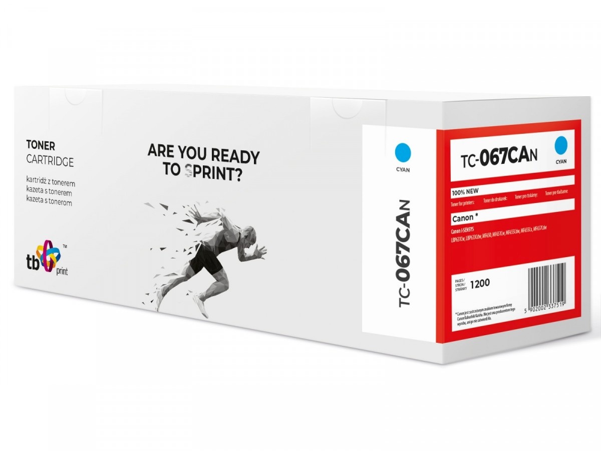 TB Print tooner for Canon MF650 TC-067CAN CY 100% nowy CRG067