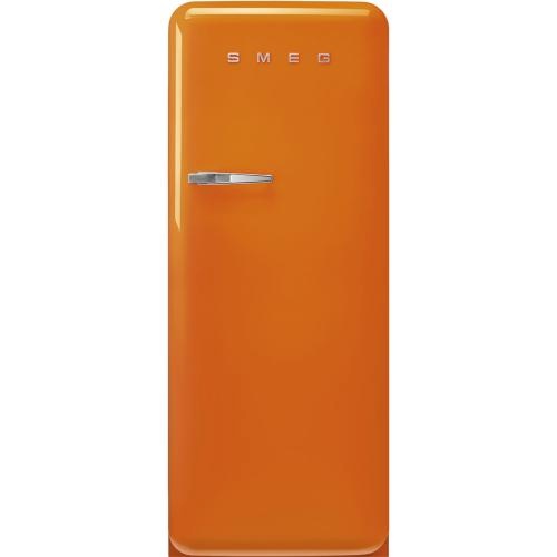 Smeg külmik FAB28ROR6 50-ndate stiil, 153cm, 244/26 l, 35dB, mehaaniline juhtimine, oranž
