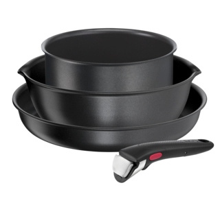 Tefal pottide ja pannide komplekt Ingenio Daily Chef, 4-osaline, must