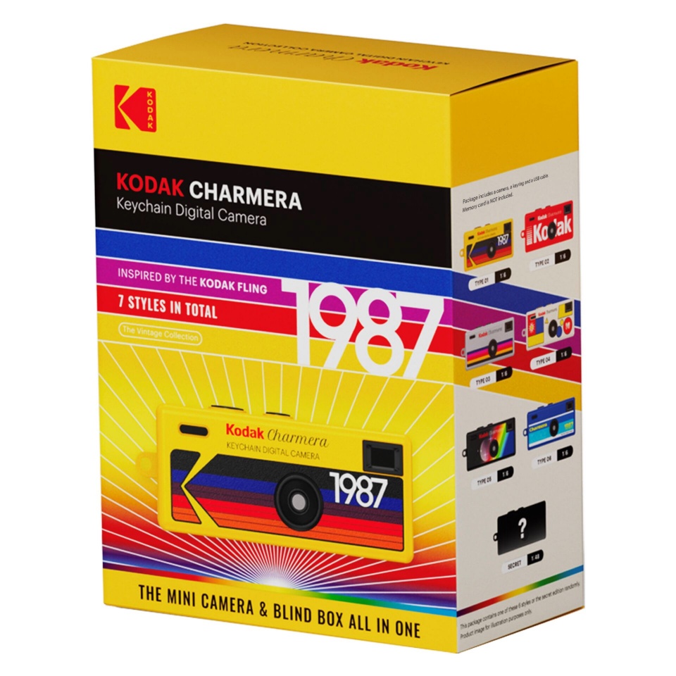 Kodak Charmera farblich sortiert