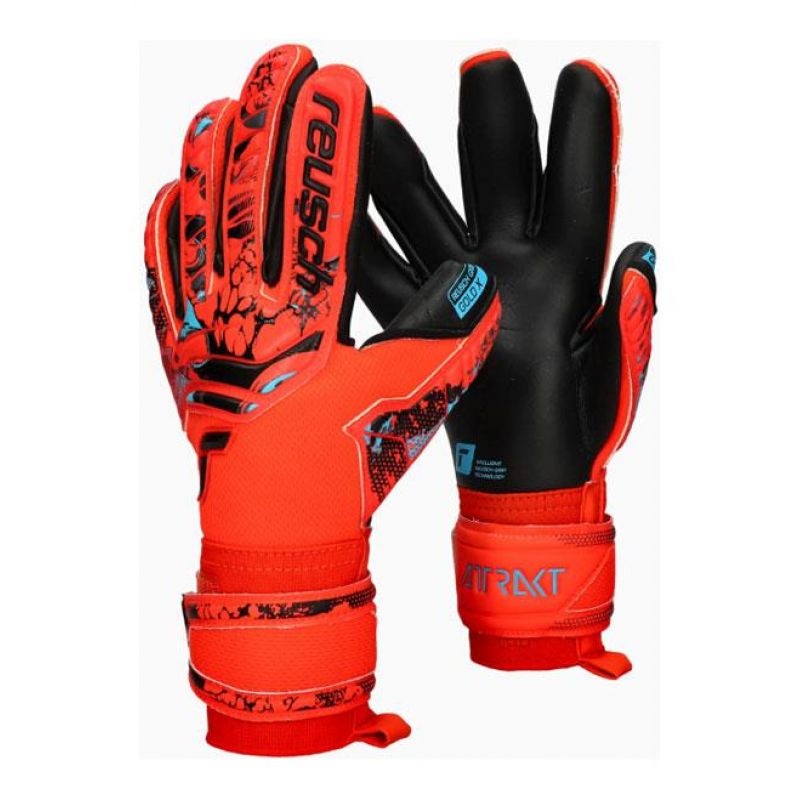 Reusch Attrakt Gold X Jr 5372955-3333 väravavahi kindad 8