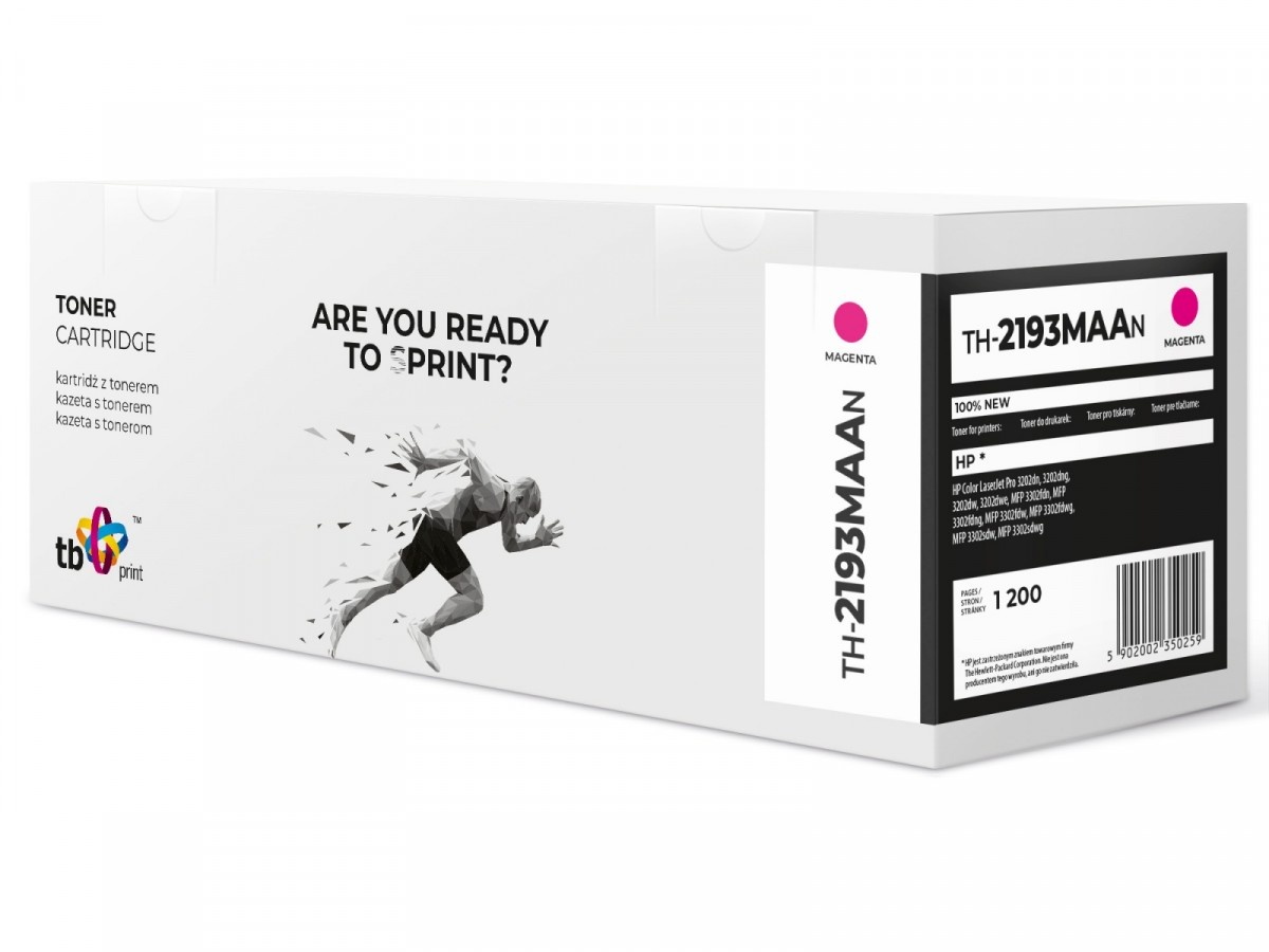 TB Print tooner for HP Color LaserJet Pro 3202 W2193A TH-2193MAAN 100% new magenta