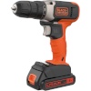 Black+Decker akutrell BCD001C1 Cordless Drill/Driver, 18V, oranž/must