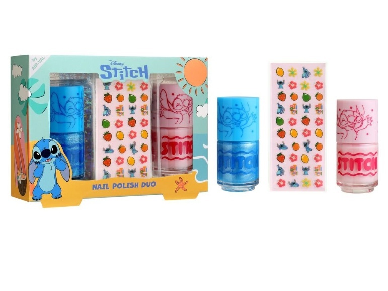 AIR-VAL Stitch küünelaki ja kleepsude komplekt, P009792