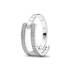 Pandora naiste sõrmus SIGNATURE LOGO & PAVE DOUBLE BAND - RING - SIZE 52