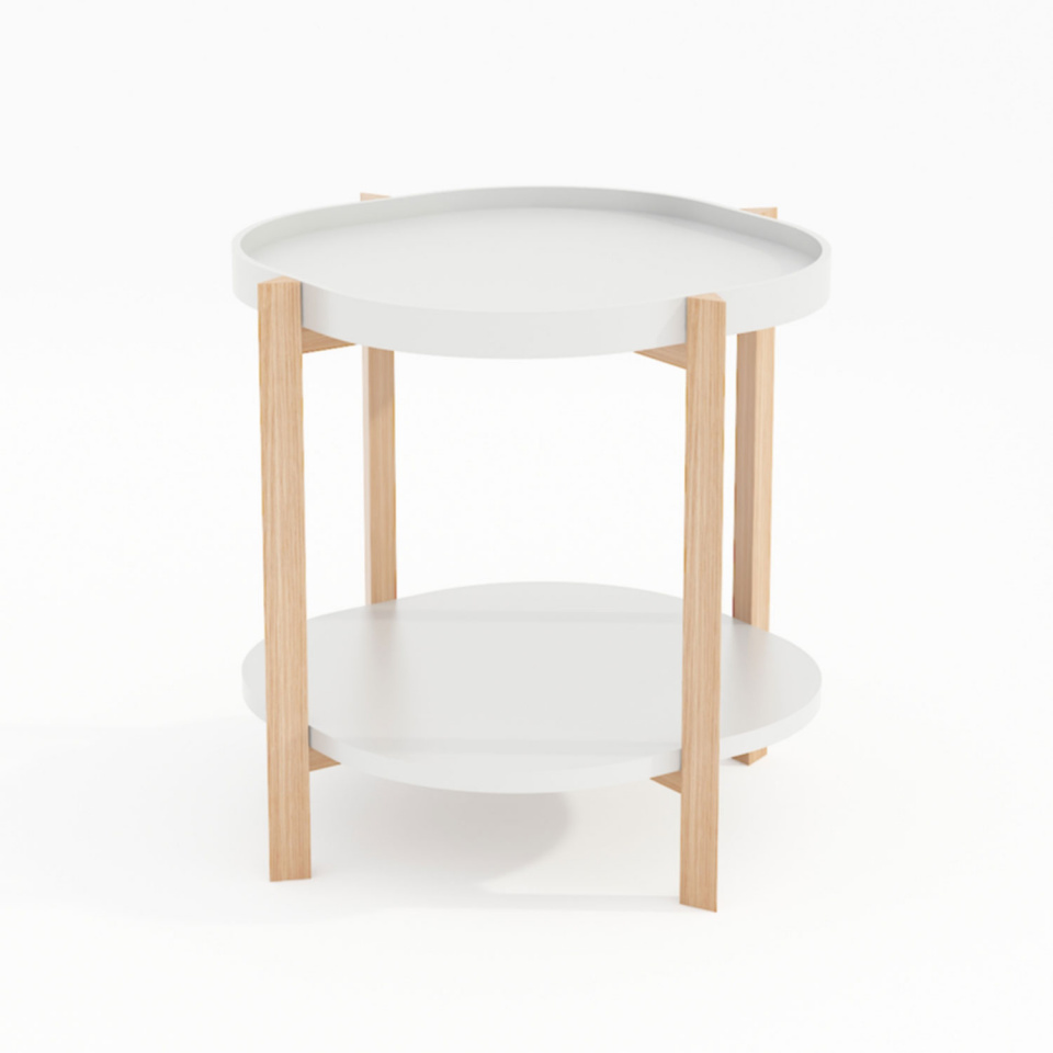 H4Y abilaud Norah, 50x50x55cm, valge