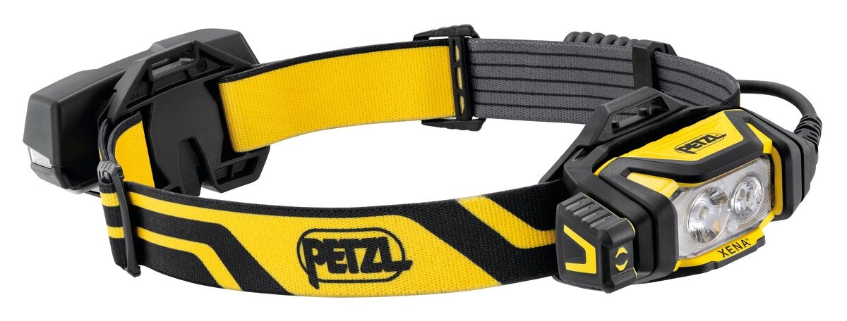 Petzl pealamp E004BA00 Xena Headlamp, 1400lm, must/kollane 
