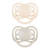Canpol BABIES silikoonist sümmeetrilised lutid NUDE, Creme, 6-18m, 2 tk., 23/229_cre