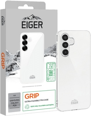 Eiger kaitsekest Grip Case GRS Galaxy A26 Transparent, läbipaistev