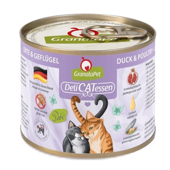 Fox4pets kassitoit GRANATAPET DeliCATessen Duck and Poultry, 200g