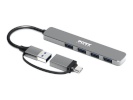 Port Connect dokkimisalus Hub USB 4 Ports 3.0 Slim Combo for BtoC |