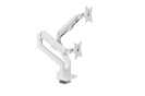Arozzi lauakinnitus Desk Mount | Neo Duo - Gas Spring Monitor Arm AZ-ALZARE-NEO-DUO-WT | Tilt, Swivel, Rotation | Maximum weight (capacity) 9 kg | valge