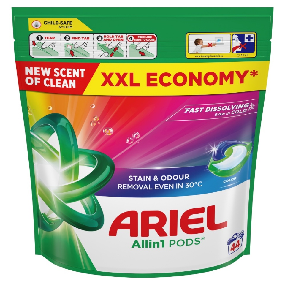 Ariel pesukapslid All-in-1 PODS Color, 85tk