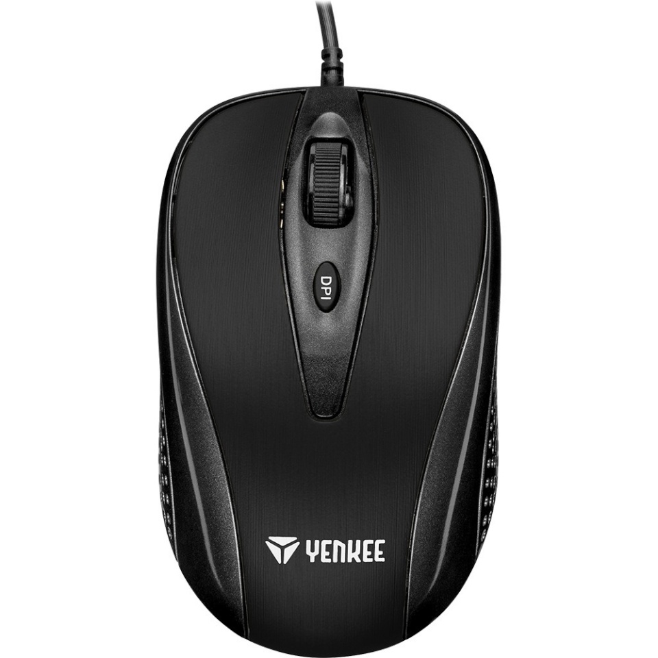 YENKEE hiir USB wired mouse, 4 buttons, YMS 1025 BK, optical