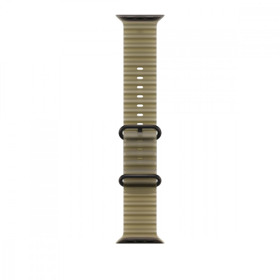 Apple kellarihm Watch 49mm Translucent Kelp Ocean Band - Black Titanium Finish
