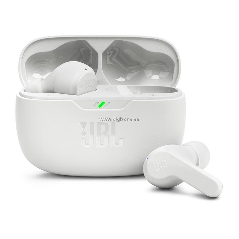 JBL juhtmevabad kõrvaklapid Wave Beam, valge