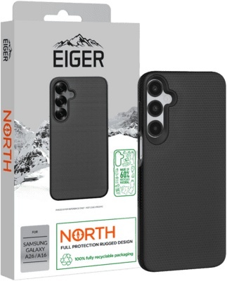 Eiger kaitsekest North Case GRS Galaxy A26/A16 must