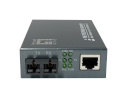LevelOne GB adapter RJ45->SC 1Gbps MM PoE 850nm 500m