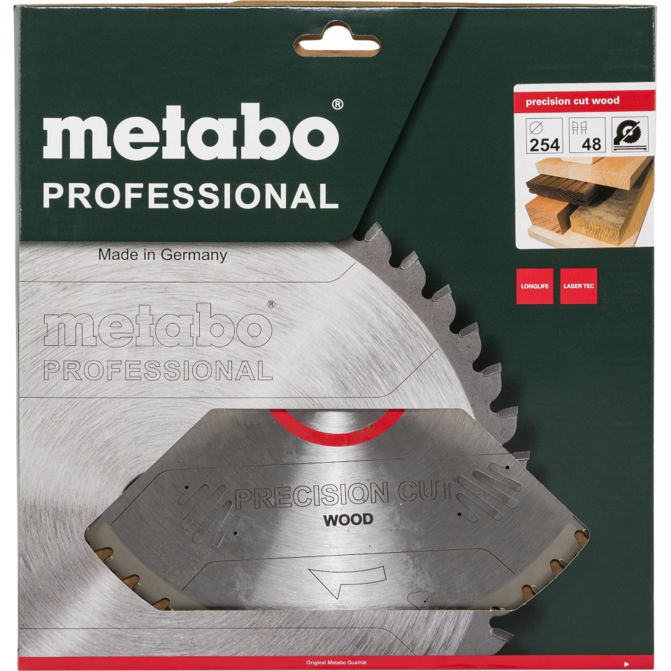 Metabo saeketas Precision Cut Professional 254x30, 48 WZ -5°