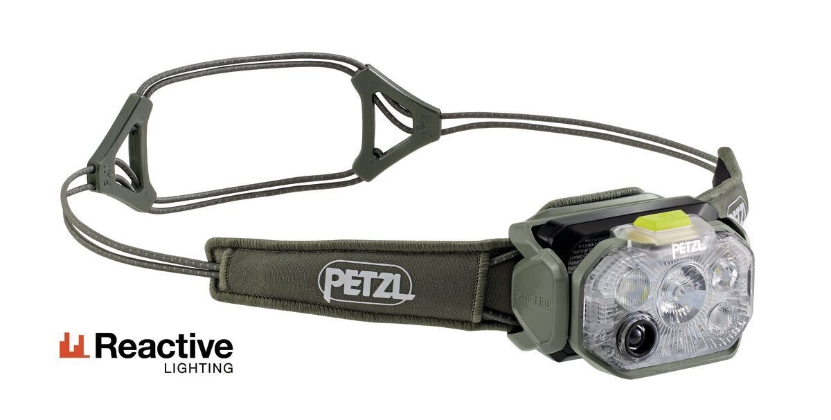 Petzl pealamp SWIFT RL Headlamp, 1200 lm, roheline