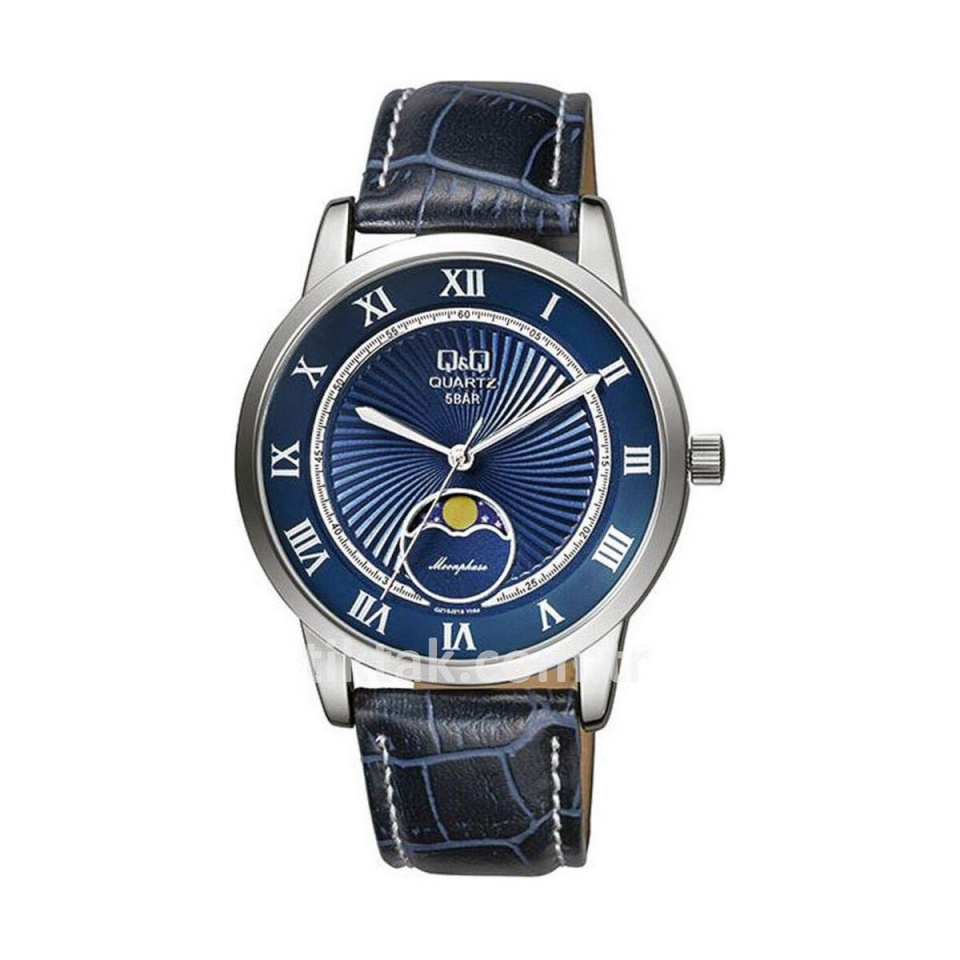 Q&Q meeste kell QZ10J318Y must (Ø 40 mm)