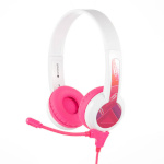 Buddyphones juhtmega kõrvaklapid Kids StudyBuddy roosa