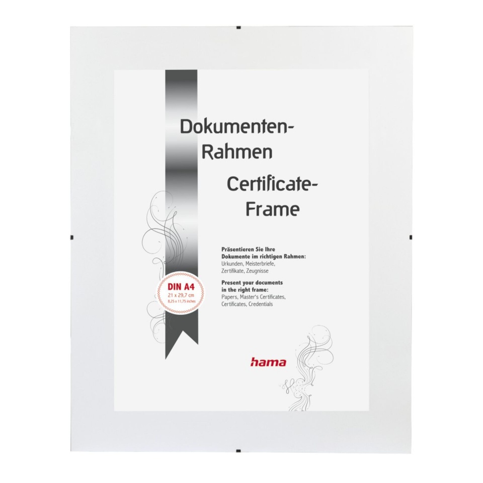 Hama pildiraam Clip-Fix ARG 21x29,7 Frameless Picture Holder 63120
