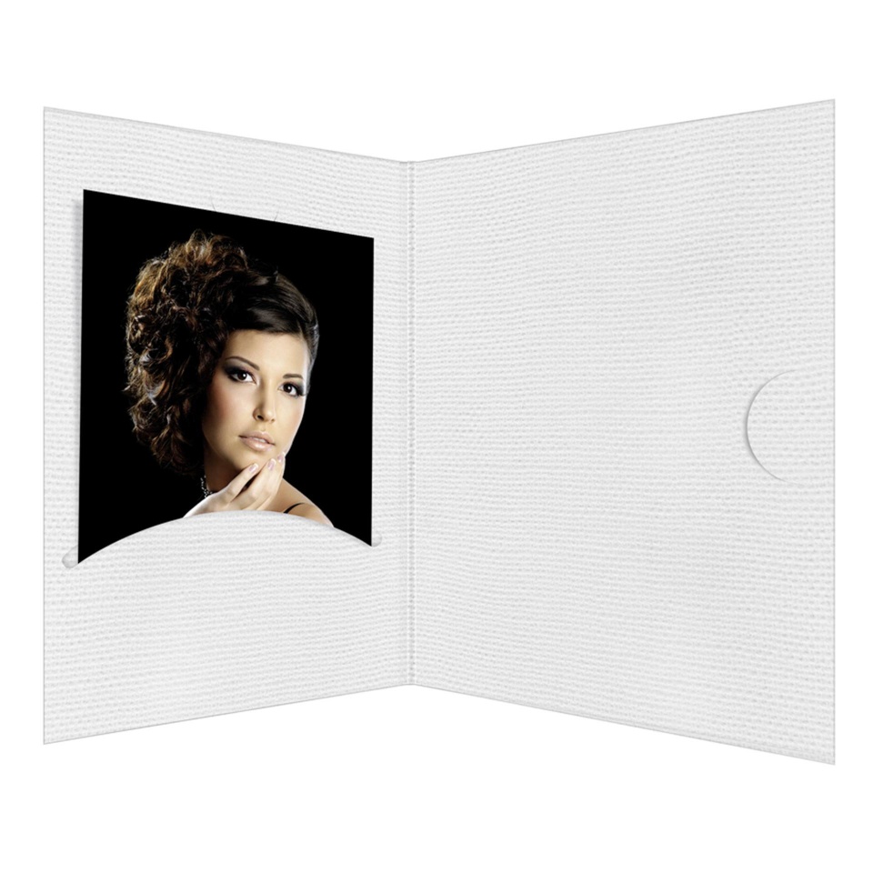 Daiber fototaskud 1x100 Portrait folders Opti-Line up to 10x15cm valge