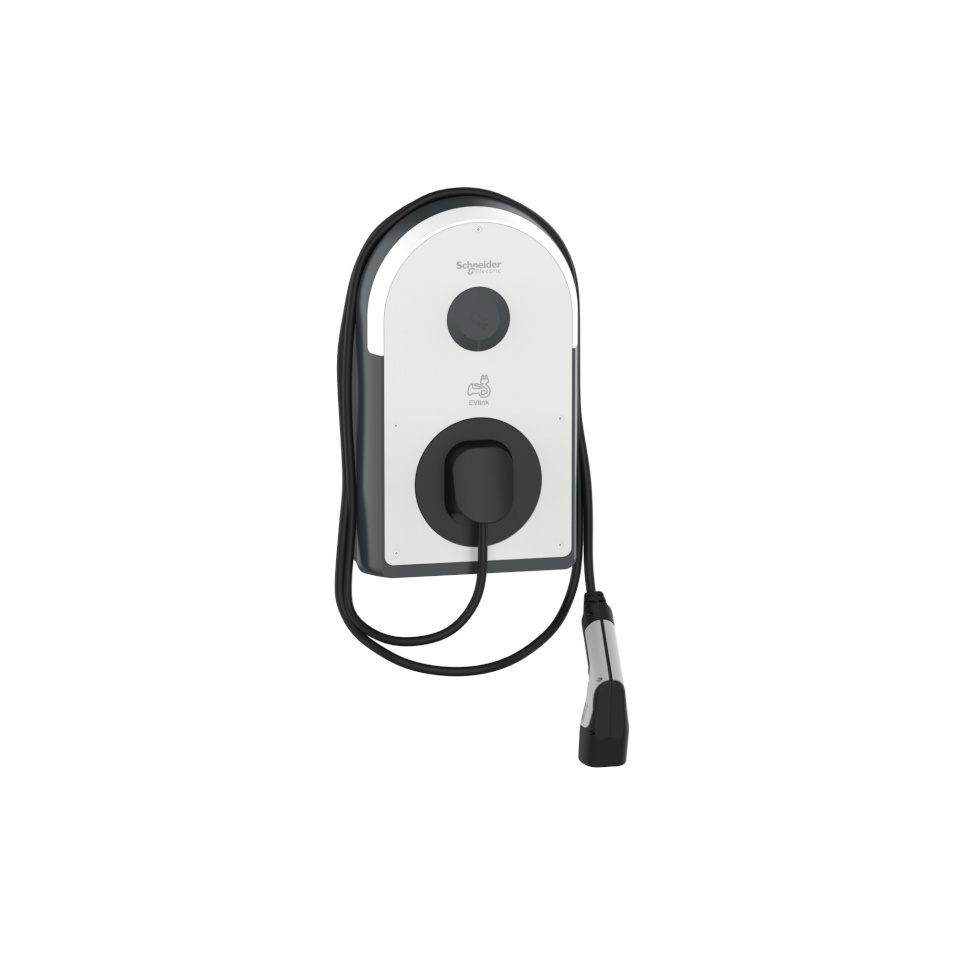 Schneider Electric elektriautode laadimisjaam EVlink Pro AC, 3x32 A, 22 kW, Type2, fikseeritud 5 m kaabel, RCD-B