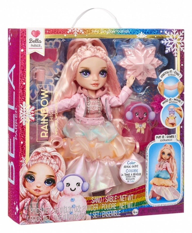 MGA mängunukk Rainbow High Winter Wonderland Doll - Bella (Pink)