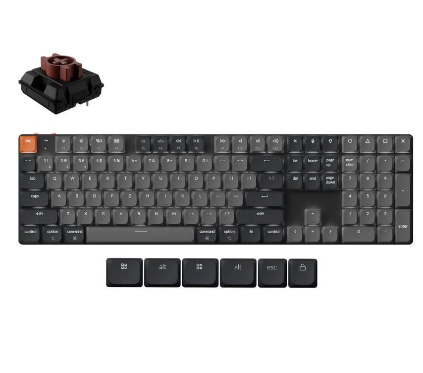 Keychron klaviatuur Wireless K5 must K5x-a3