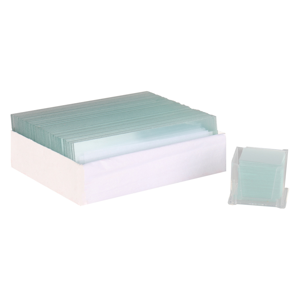 Byomic Object Glasses 25x75 mm 50 pcs. and Covering Glasses 18x18 mm 100 pcs.