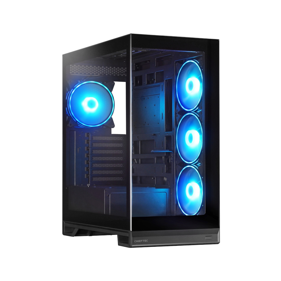 Chieftec korpus VISTA Max (must, Tempered Glass x 2)