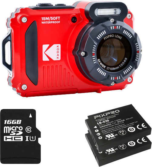 Kodak PixPro WPZ2 Bundle punane