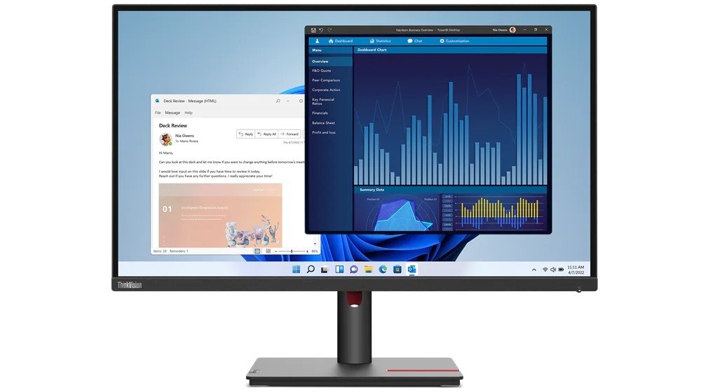 Lenovo monitor ThinkVision T27p-30 27" 4K Ultra HD LED, must