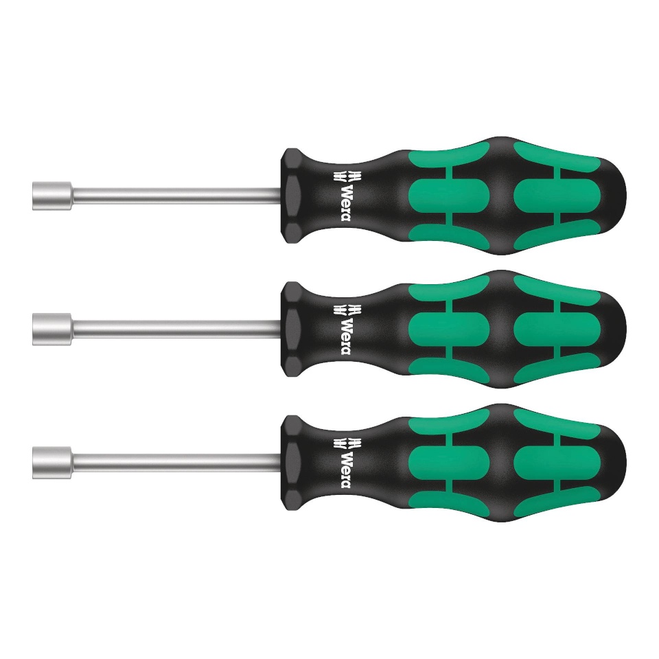 Wera kruvikeerajate komplekt 395 HO/3 Sanitary Nutdriver Set
