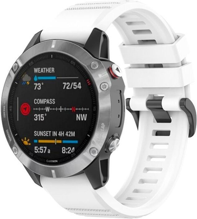 Fixed kellarihm QuickFit Silicone, 22 mm, valge