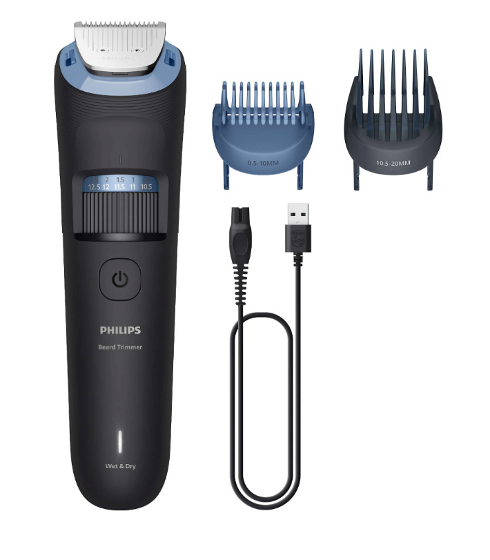 Philips juukselõikur BT3665/15 Series 3000 Beard Trimmer, must
