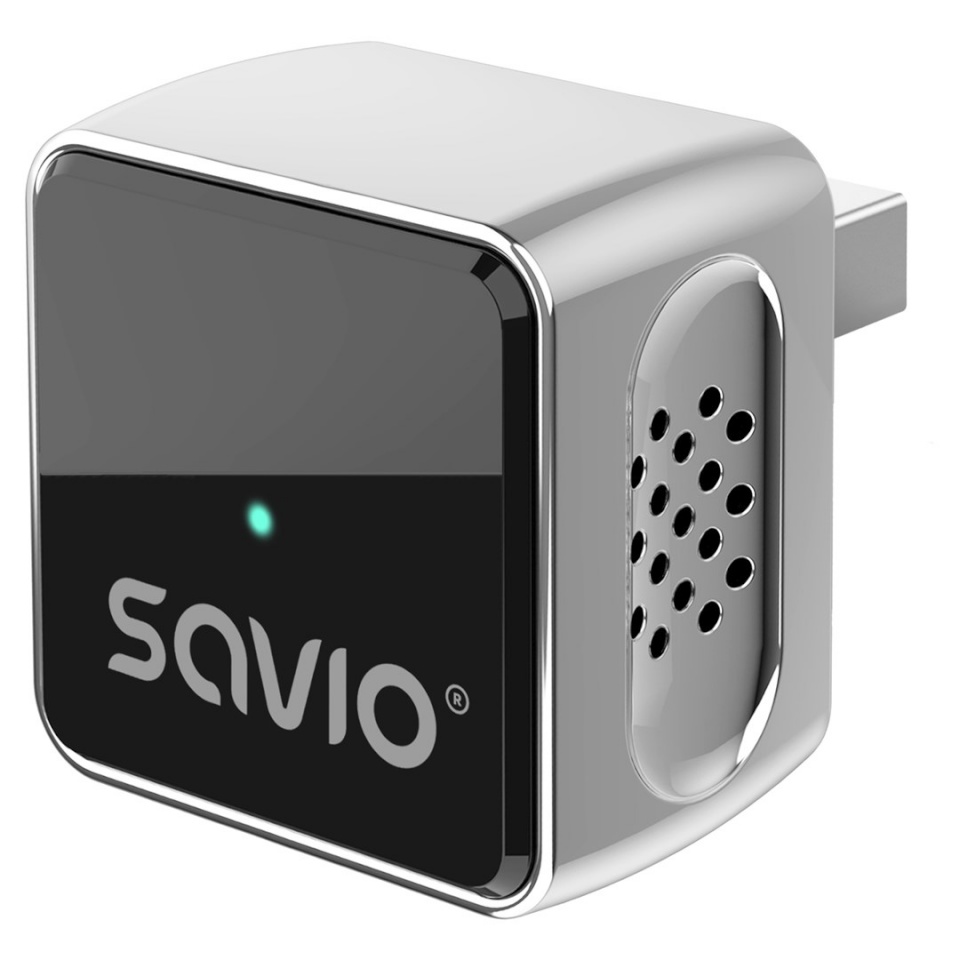 SAVIO FM-transmitter Wireless CarPlay and Android Auto Adapter TR-19
