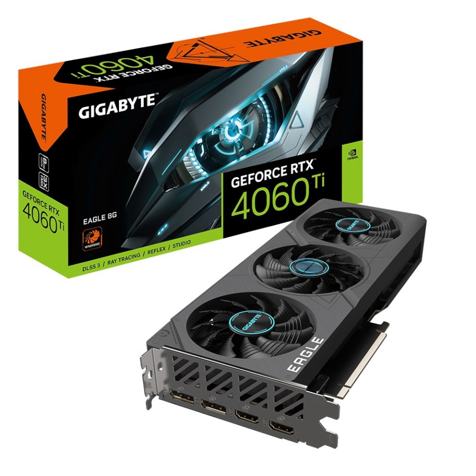 Gigabyte videokaart nVidia GeForce RTX 4060 Ti EAGLE 8G