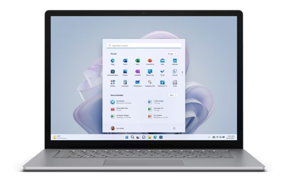Microsoft sülearvuti Laptop5 15.6", 256GB SSD, i7, 8GB Platinum RBY-00009 PL