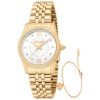 Just Cavalli naiste kell ANIMALIER SPECIAL PACK + BRACELET kuldne (Ø 30mm)